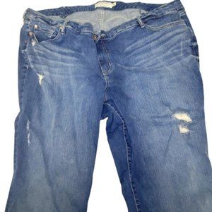 Torrid Distressed Denim Jeans Size 30T